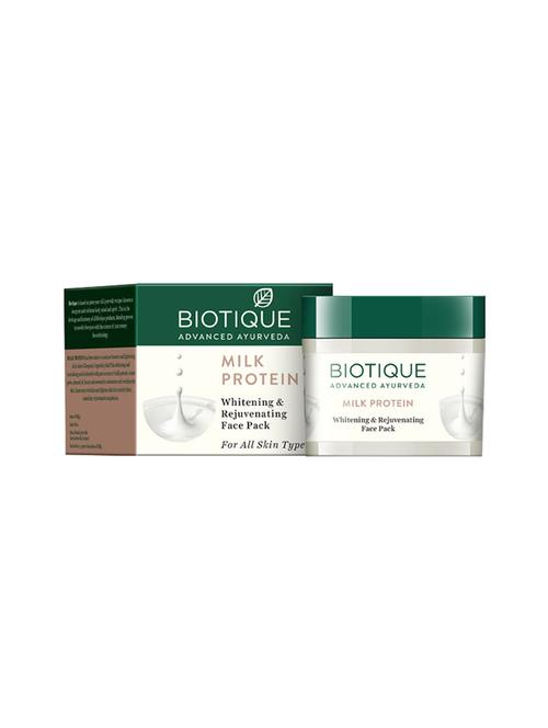 biotique milk protein whitening & rejuvenating face pack - 16598485 - Very Small Image - 1