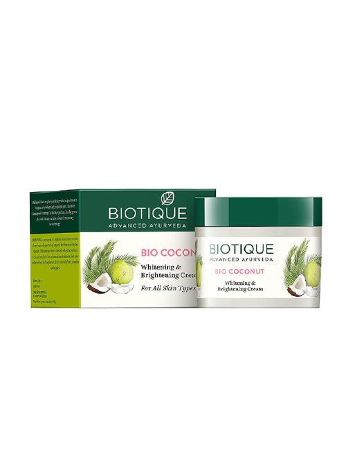 biotique bio coconut whitening & brightening cream - 16598907 - Very Small Image - 1