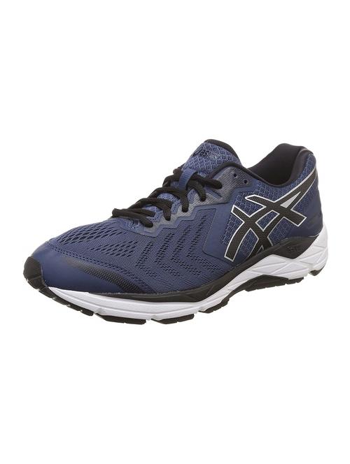 navy lace up sport shoes - 16599416 - Standard Image - 1