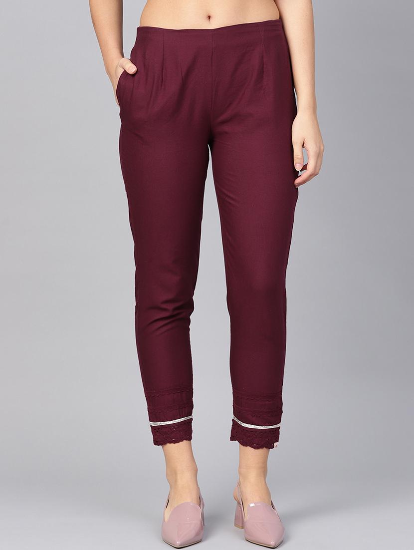 solid straight tapered pant - 16599677 - Zoom Image - 1