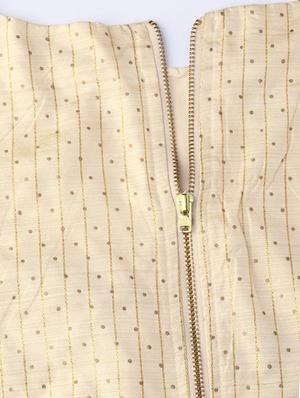 foil print blouse - 16599905 - Standard Image - 5