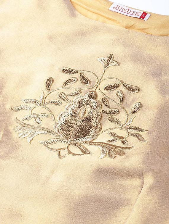 zari embroidered blouse - 16599906 - Zoom Image - 6
