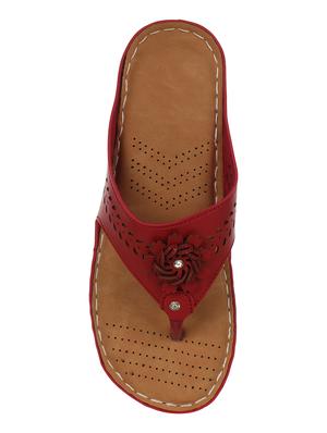 red toe separator sandals - 16600255 - Standard Image - 4