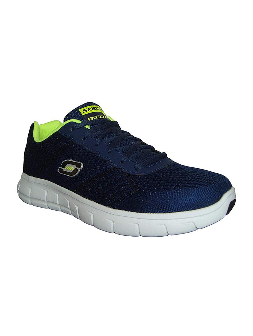 blue lace up sport shoes - 16600634 - Zoom Image - 1