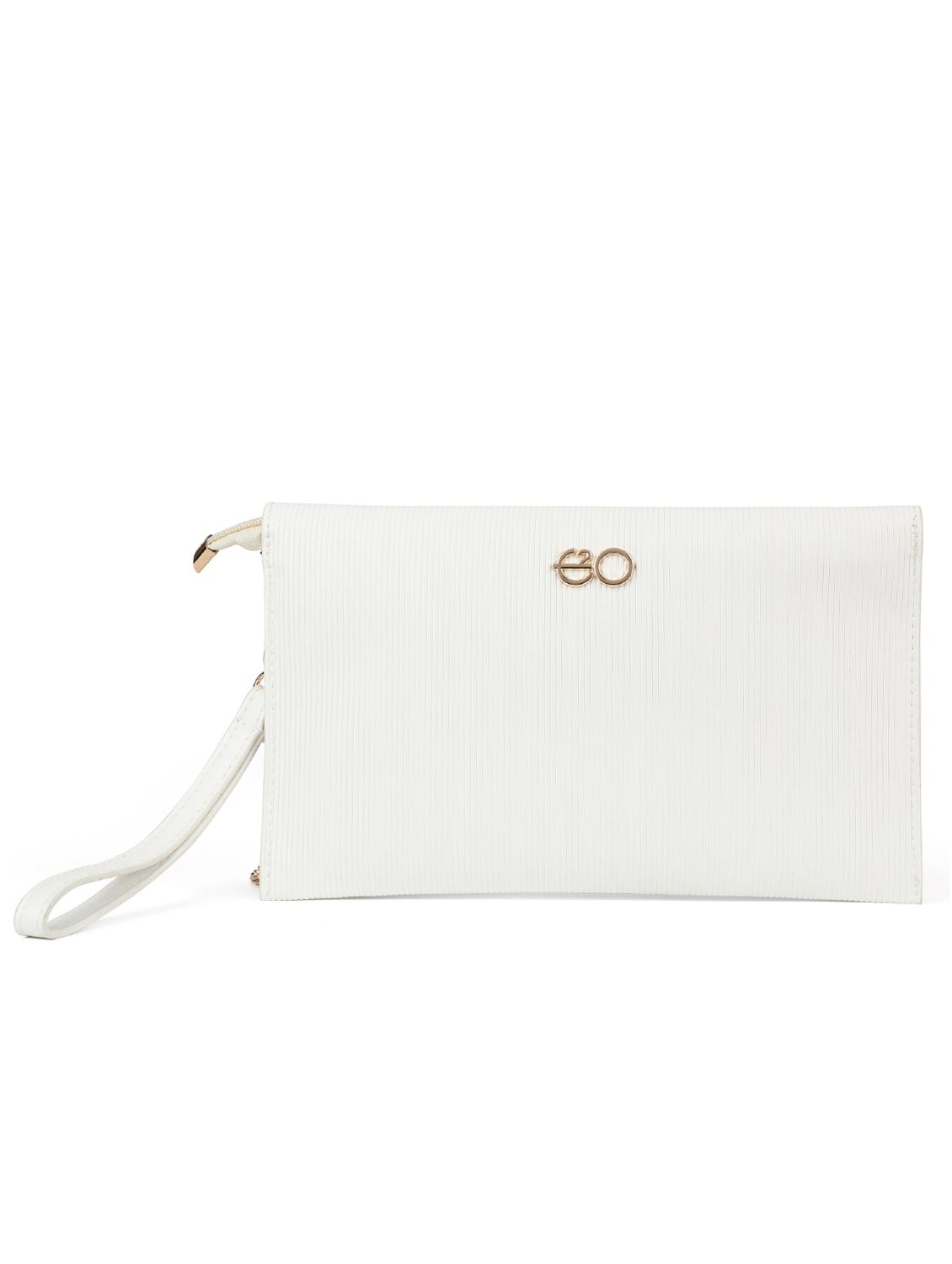 white leatherette (pu) regular clutch - 16600935 - Zoom Image - 2