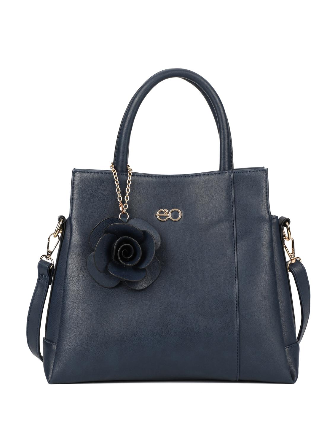 blue leatherette (pu) regular handbag - 16600964 - Zoom Image - 1