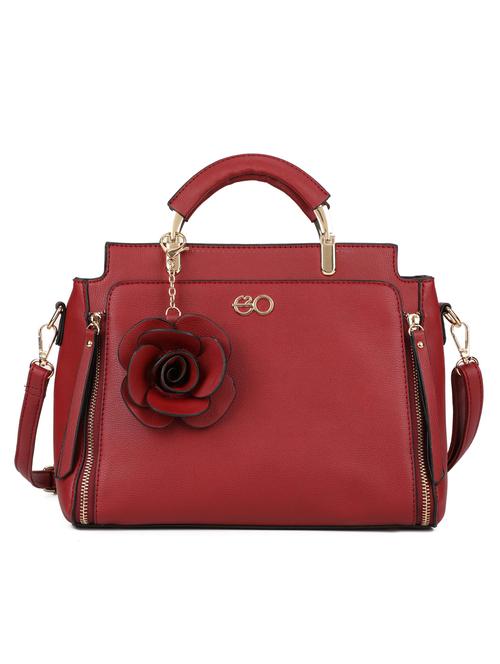 red leatherette (pu) regular handbag - 16600976 - Standard Image - 1