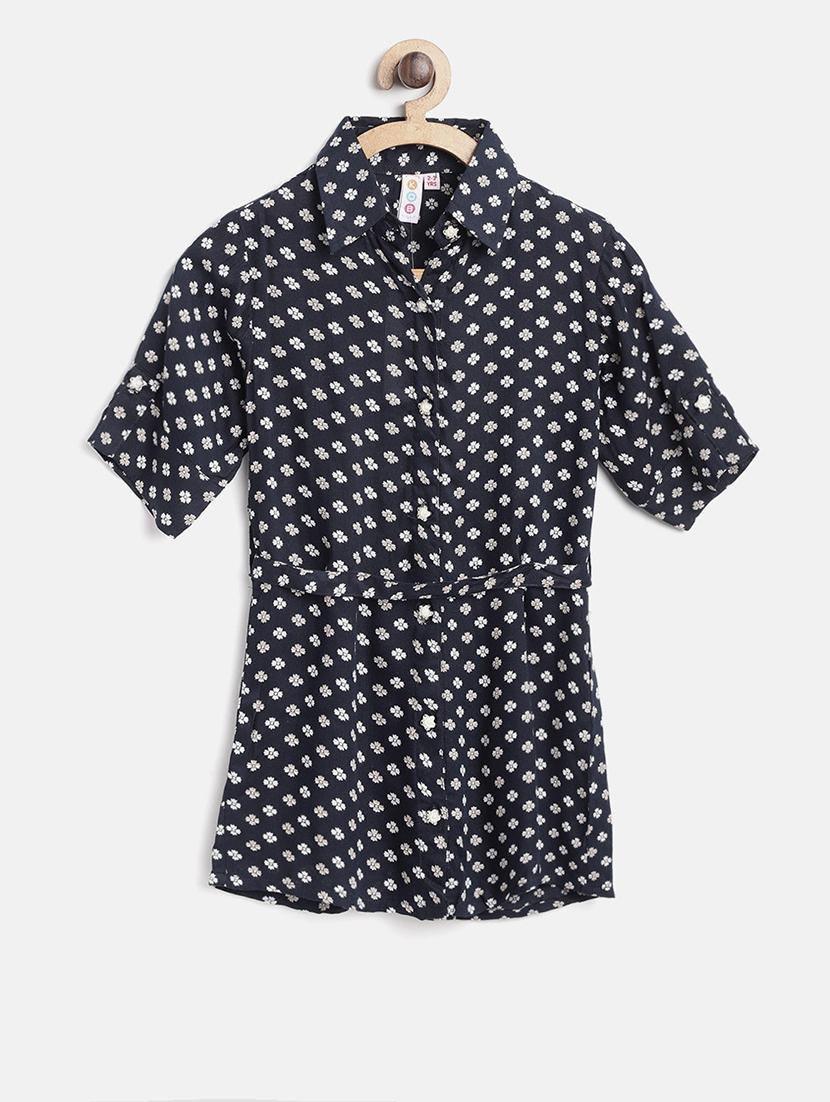 blue cotton frock - 16601525 - Zoom Image - 1