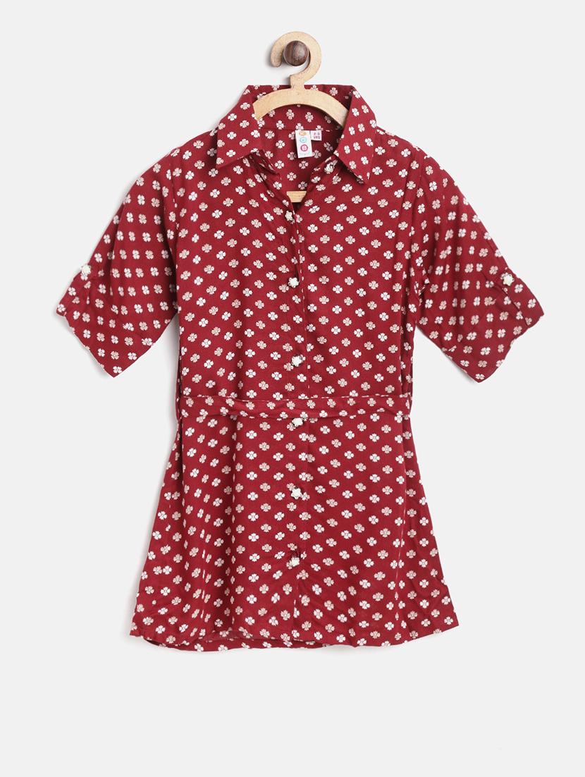 red cotton frock - 16601527 - Zoom Image - 1