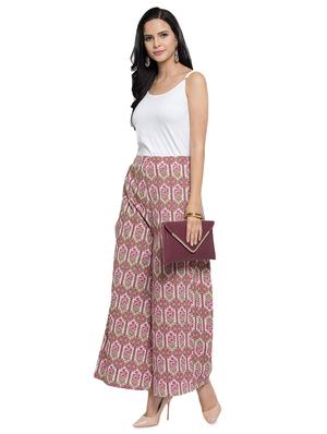 high rise floral palazzo - 16601579 - Standard Image - 4