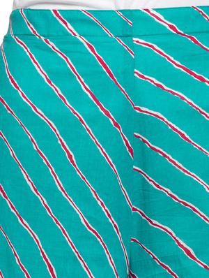 high rise striped palazzo - 16601580 - Standard Image - 5