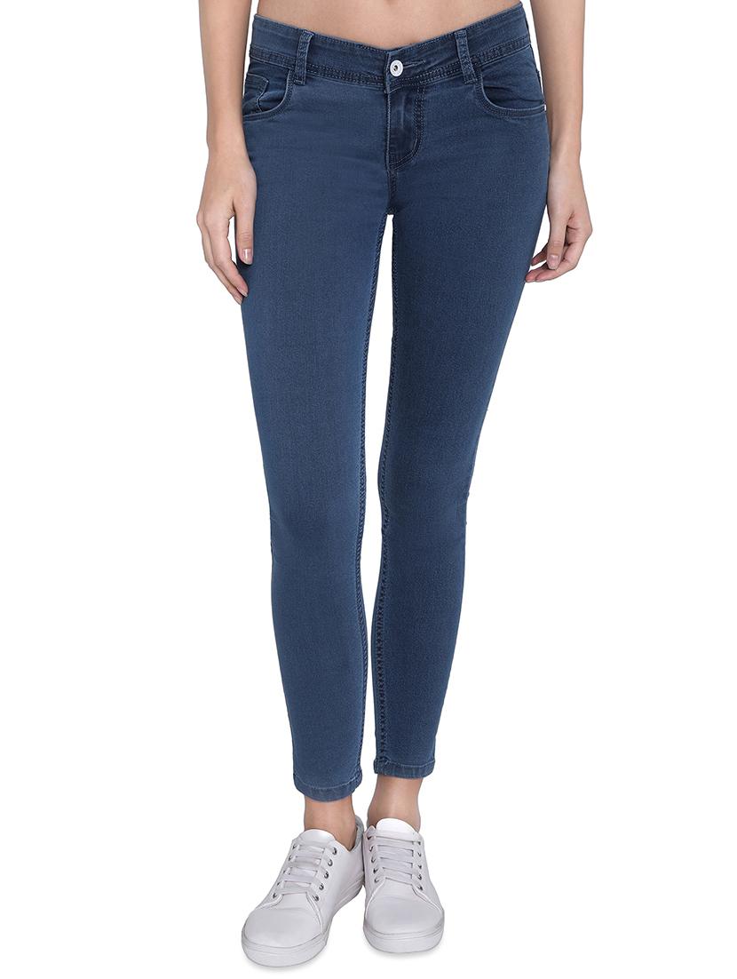 slim fit solid jeans - 16601585 - Zoom Image - 1