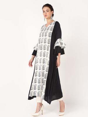 paisley a-line kurta - 16601600 - Standard Image - 2