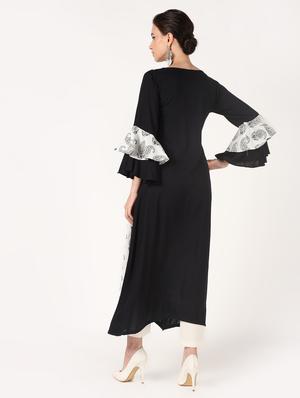 paisley a-line kurta - 16601600 - Standard Image - 3