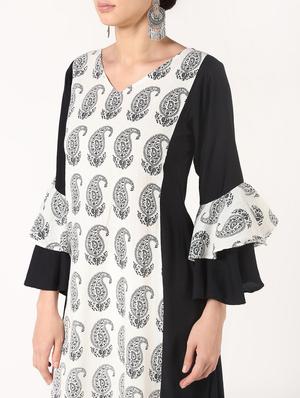paisley a-line kurta - 16601600 - Standard Image - 4
