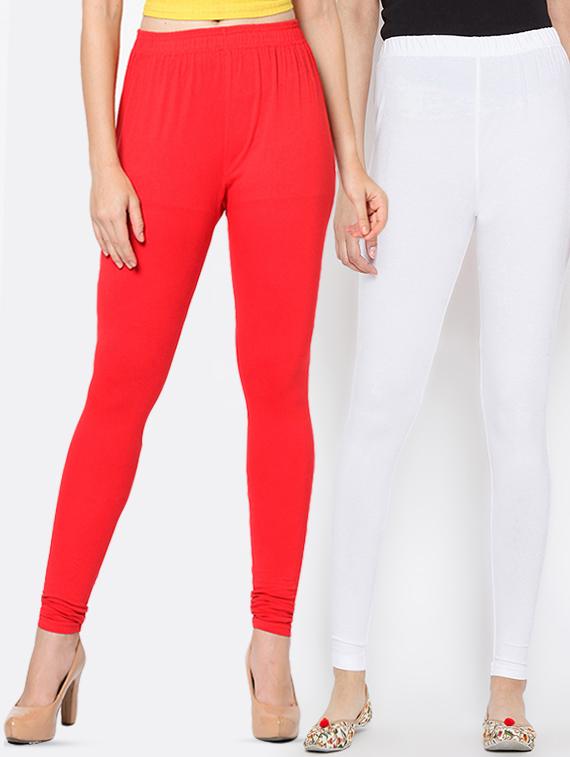 solid lycra leggings - 16601813 - Zoom Image - 1