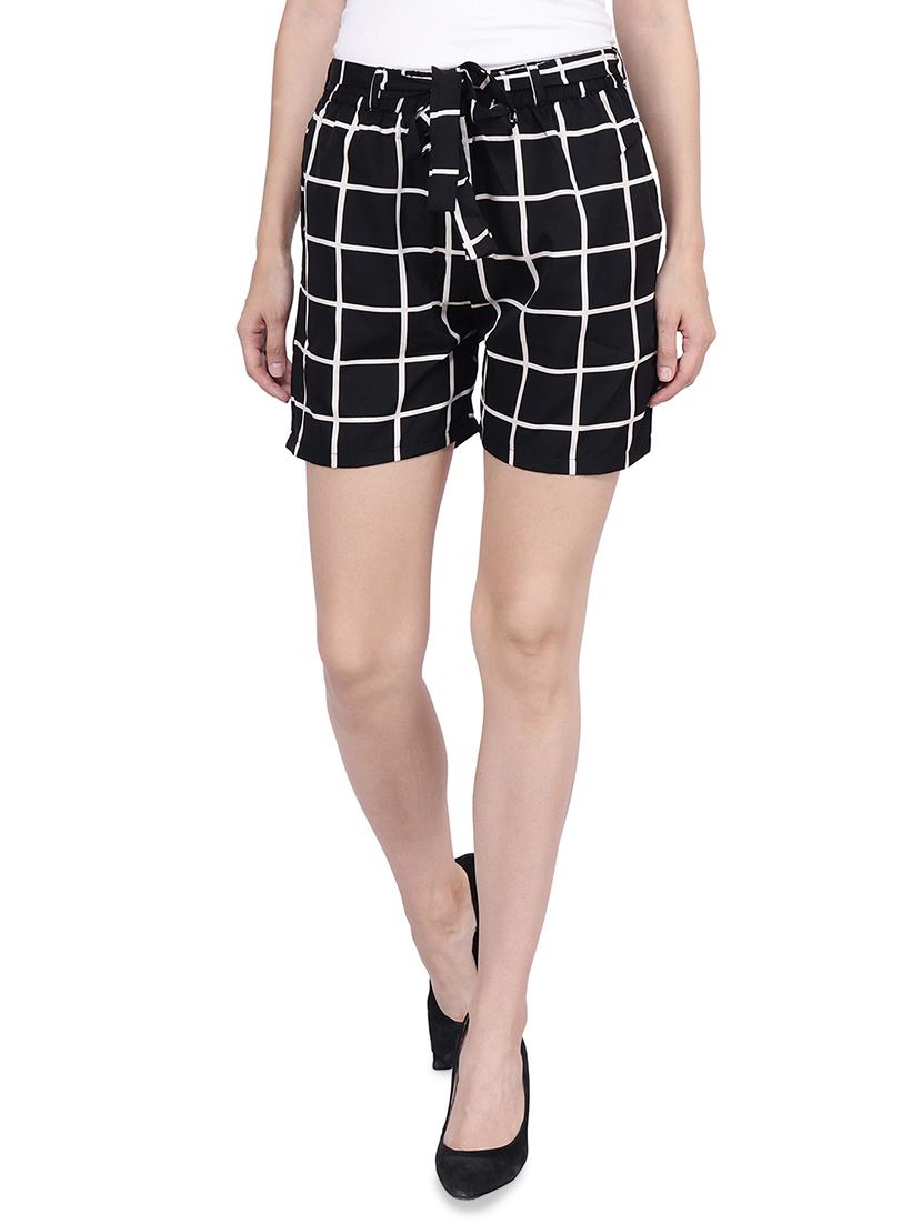tie knot checkered short - 16601950 - Zoom Image - 1