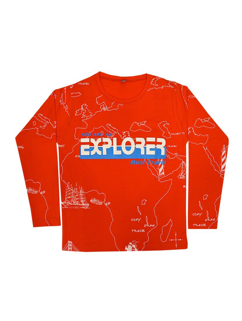 crew neck quirky print shirt - 16602078 - Zoom Image - 1