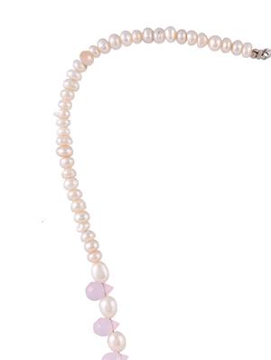 white glass statement necklace - 16602327 - Standard Image - 3