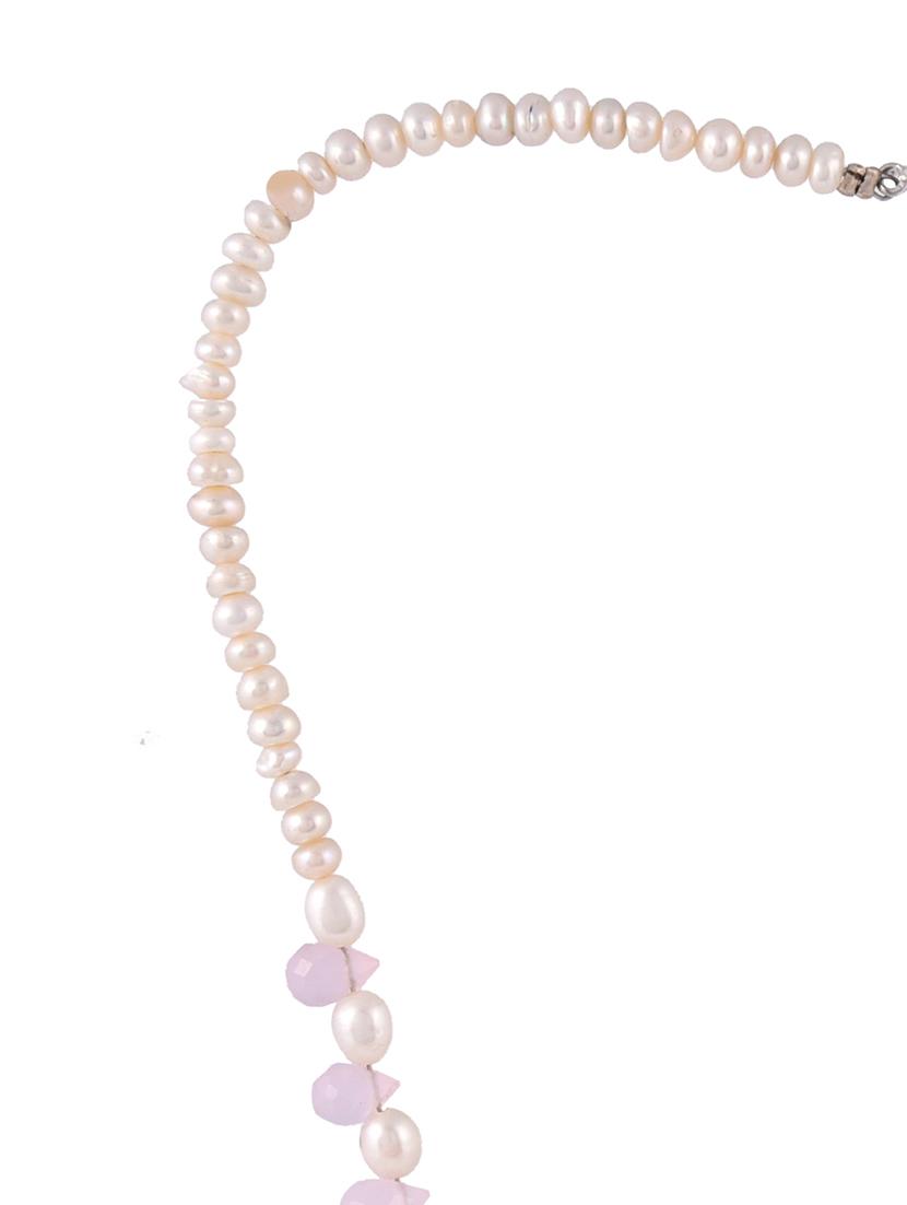 white glass statement necklace - 16602327 - Zoom Image - 3