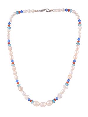 multi colored glass statement necklace - 16602347 - Standard Image - 2