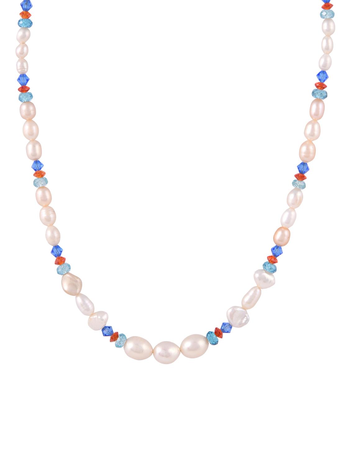 multi colored glass statement necklace - 16602347 - Zoom Image - 1