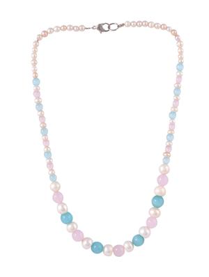 multi colored glass statement necklace - 16602354 - Standard Image - 2
