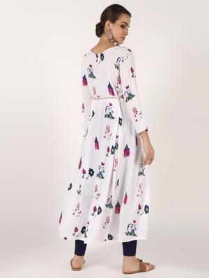 conversational anarkali kurta - 16602605 - Standard Image - 3