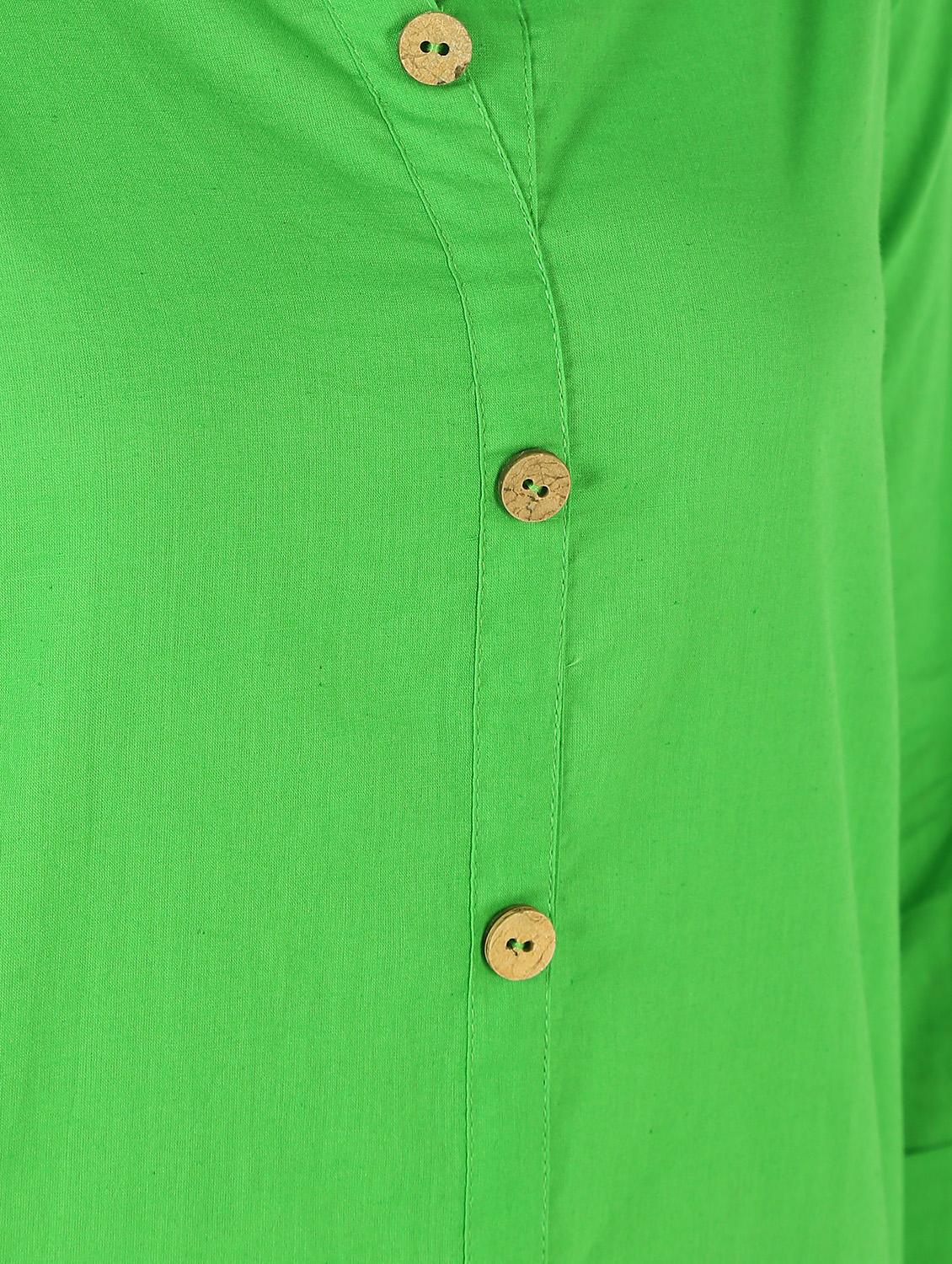 solid straight kurta - 16602608 - Zoom Image - 5