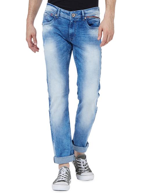 blue heavy washed jeans - 16602941 - Standard Image - 1