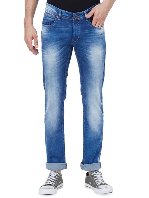 blue heavy washed jeans - 16602942 - Standard Image - 1