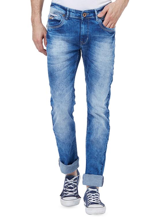 blue heavy washed jeans - 16602943 - Zoom Image - 1