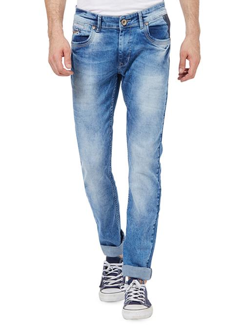 blue heavy washed jeans - 16602944 - Standard Image - 1