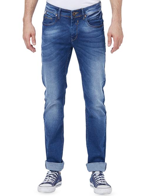 blue heavy washed jeans - 16602946 - Standard Image - 1
