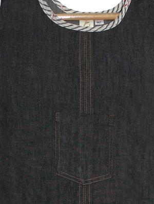 black denim frock - 16602994 - Standard Image - 3