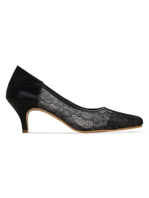 black slip on pumps - 16603019 - Standard Image - 2