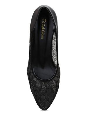 black slip on pumps - 16603019 - Standard Image - 4