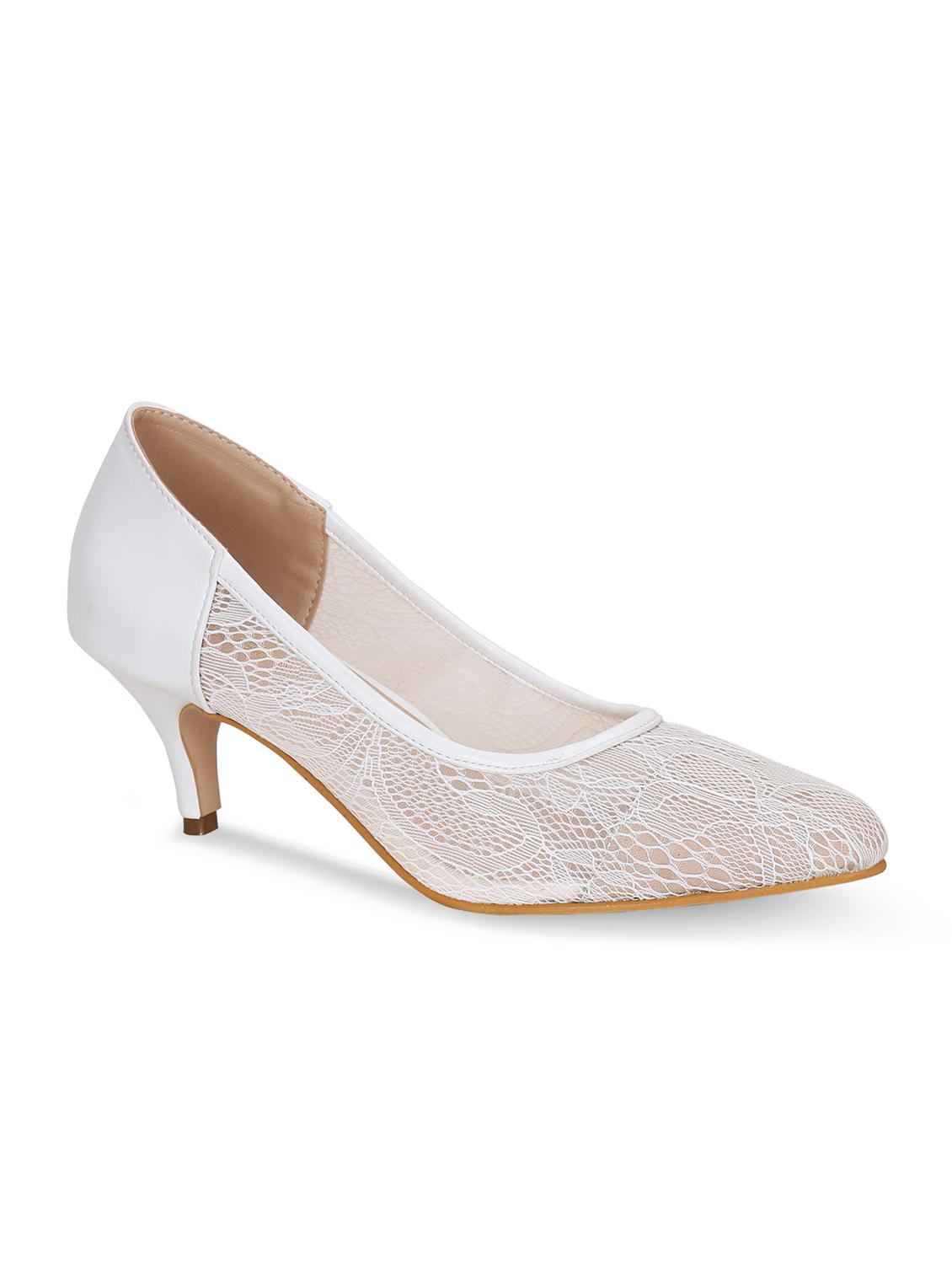 white slip on pumps - 16603020 - Zoom Image - 2
