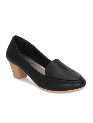 black slip on pumps - 16603021 - Standard Image - 2