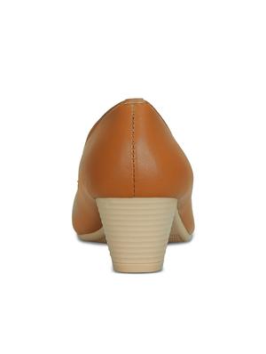 tan slip on pumps - 16603023 - Standard Image - 4