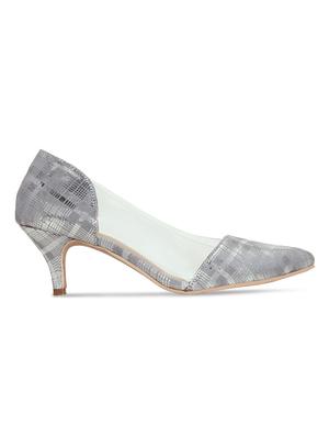 grey slip on pumps - 16603027 - Standard Image - 3