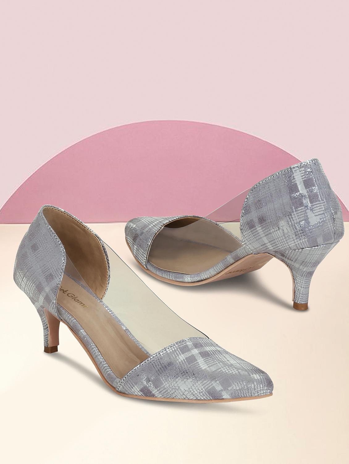 grey slip on pumps - 16603027 - Zoom Image - 1
