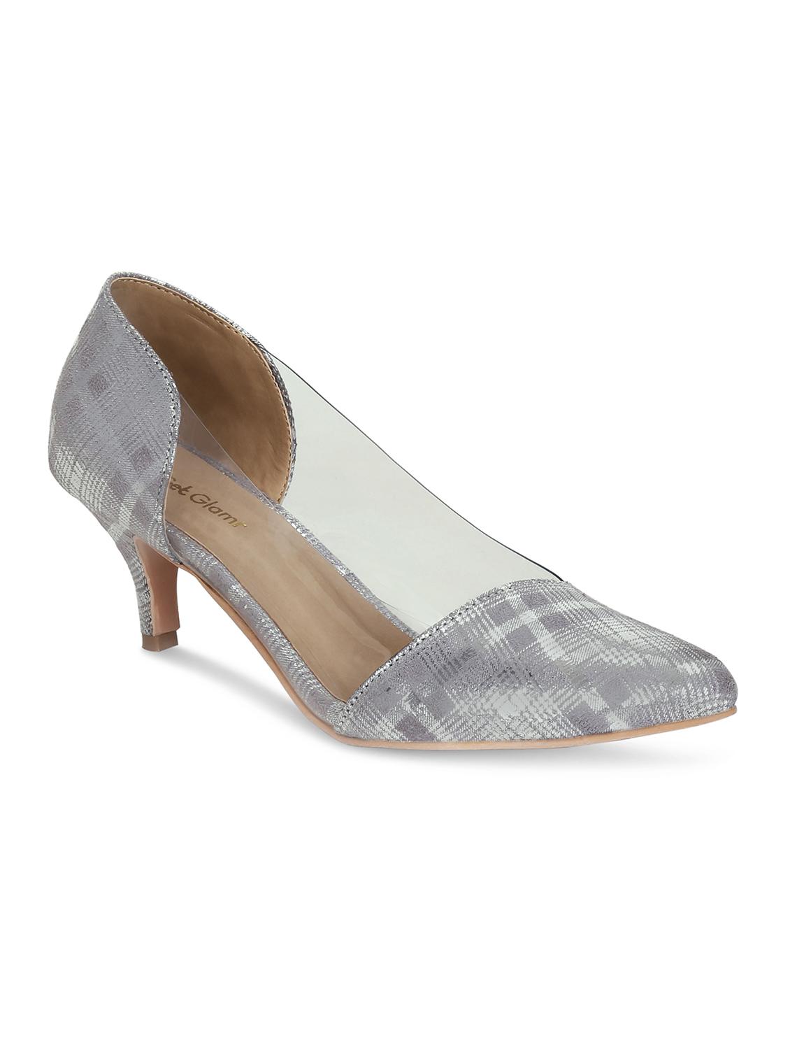 grey slip on pumps - 16603027 - Zoom Image - 2