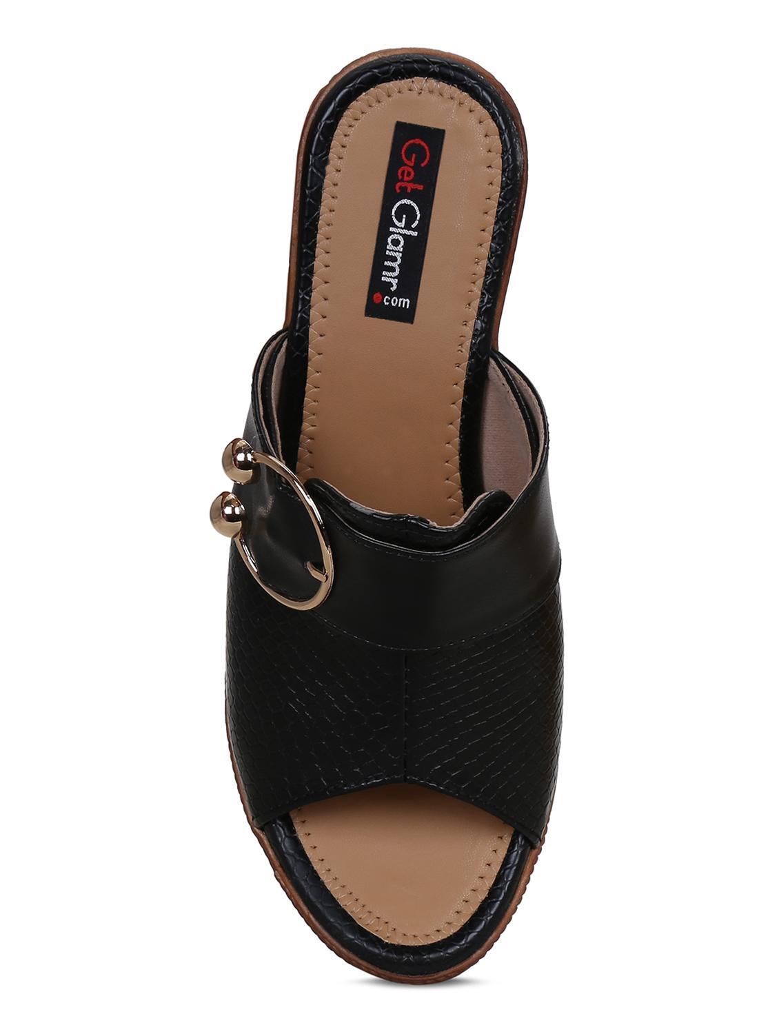 black slip on wedges - 16603031 - Zoom Image - 5