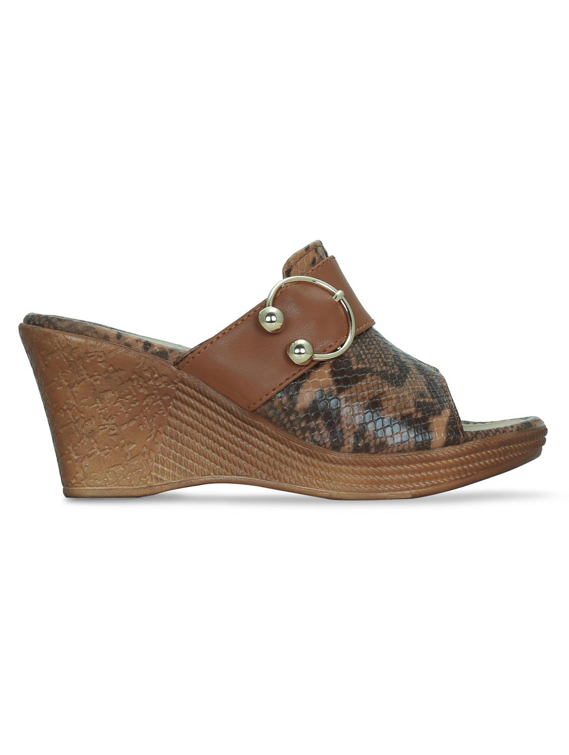 brown slip on wedges - 16603032 - Zoom Image - 3