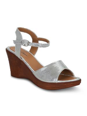 silver back strap wedges - 16603036 - Standard Image - 2