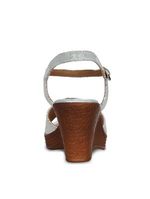 silver back strap wedges - 16603036 - Standard Image - 4