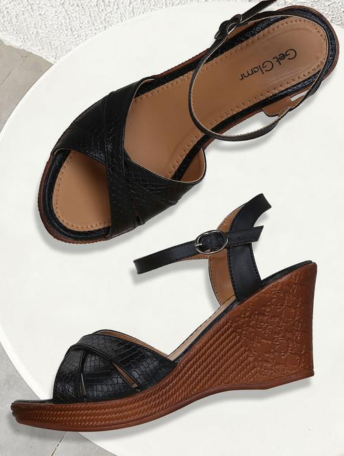 black back strap wedges - 16603037 - Standard Image - 1