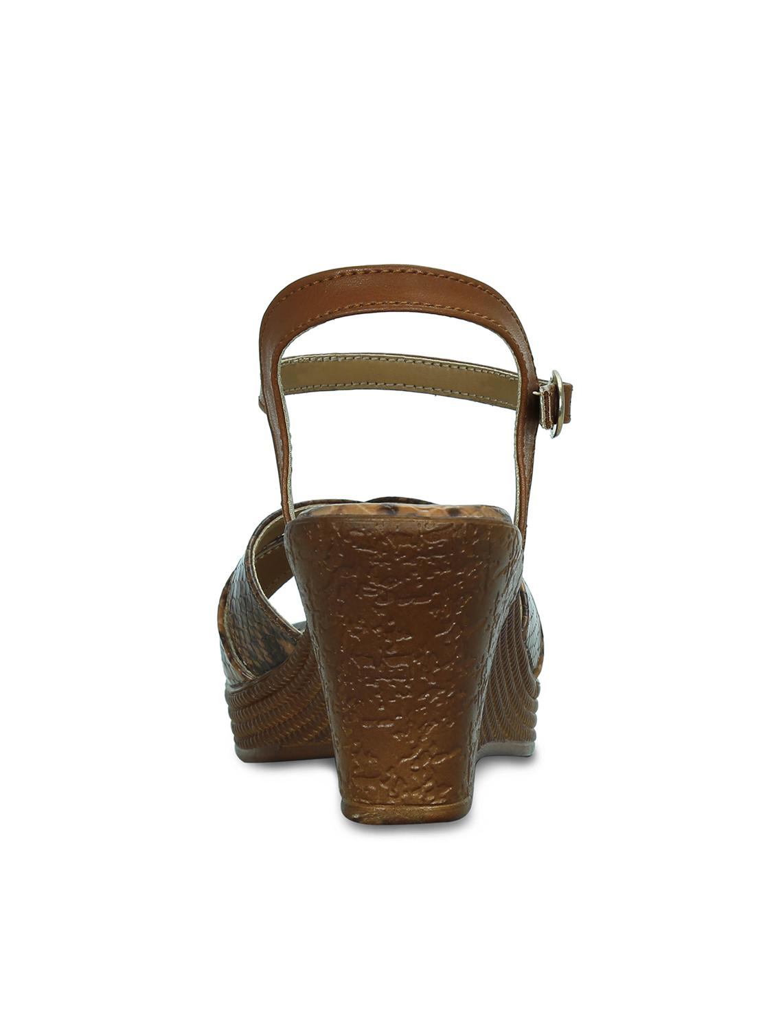 brown back strap wedges - 16603039 - Zoom Image - 4