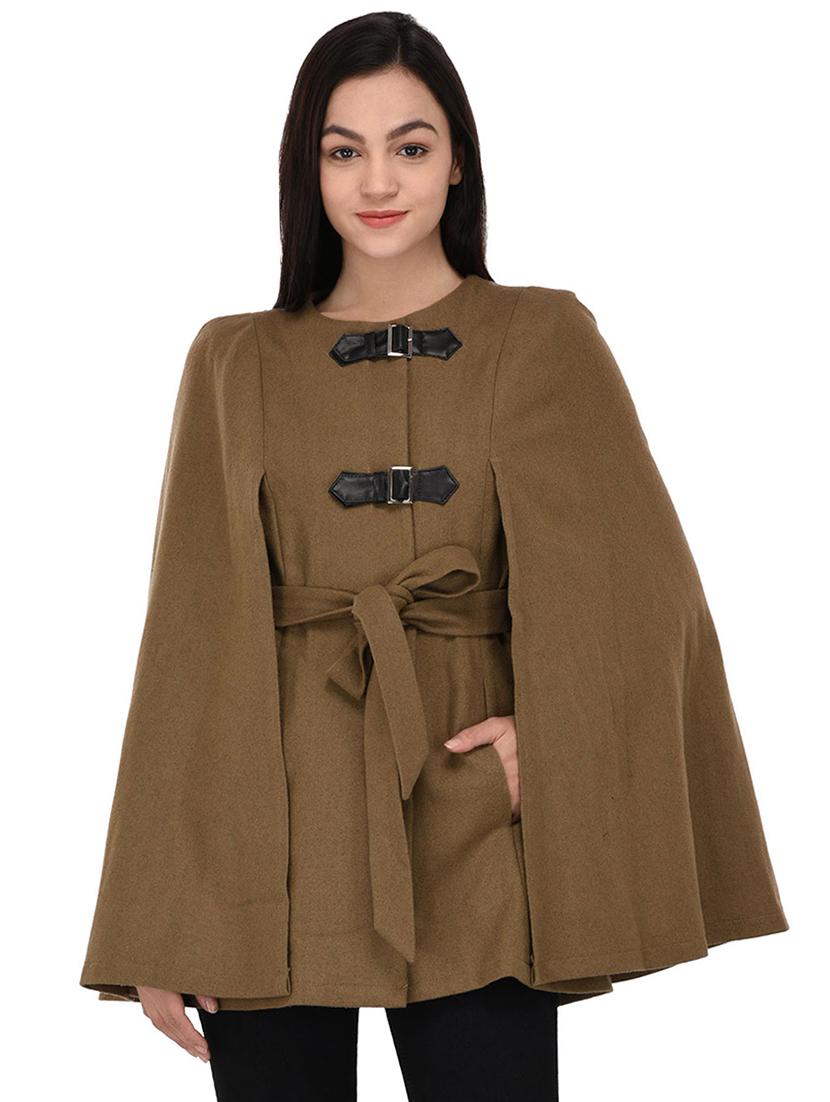 button detail tie knot cape - 16603774 - Zoom Image - 1